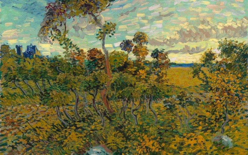 Van Gough --"Sunset at Montmajour" July 4, 1888 