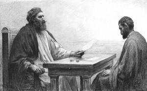 Parable of the Dishonest Steward—Eugene Burnand