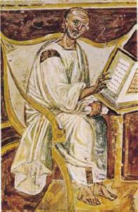 Earliest known portrait of St. Augustine
